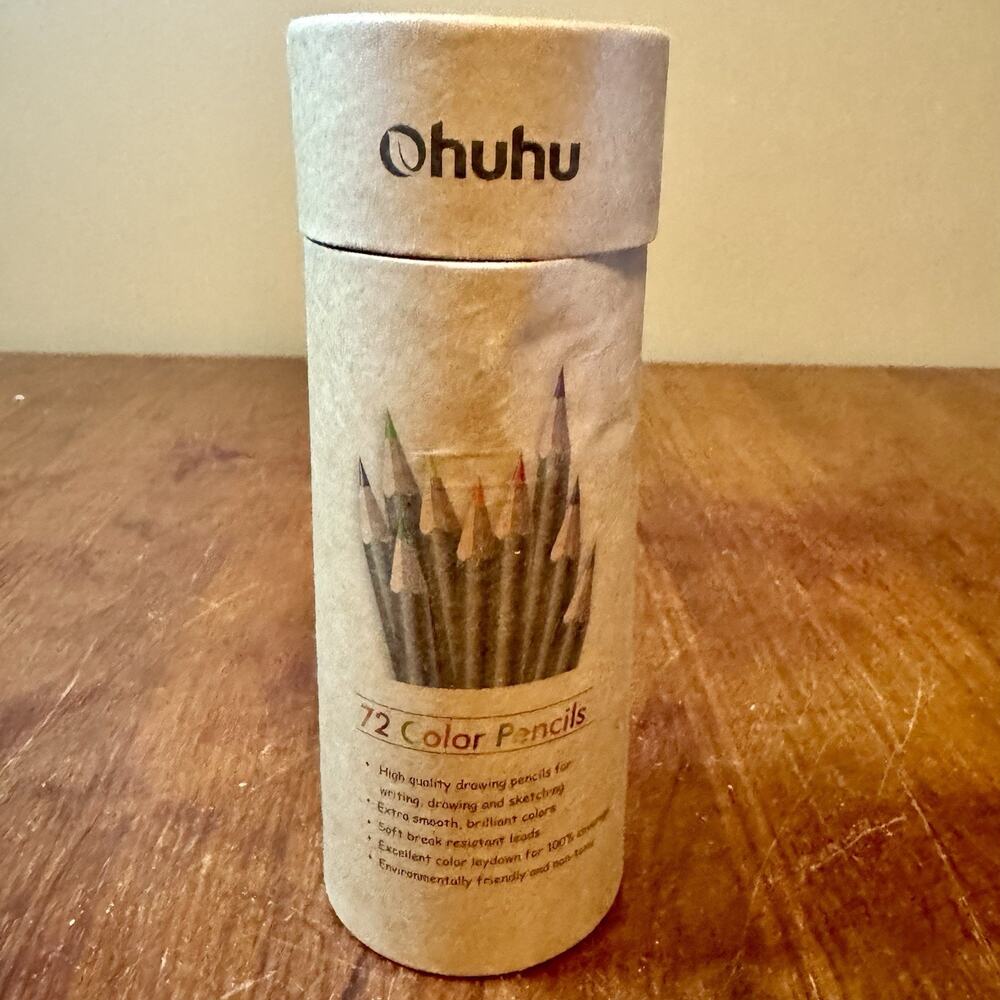 Ohuhu 59 Color Pencils Colored Pencil Set 3.3mm Drawing Sketching Original Tube